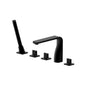 Flusso 260.2420 Five Hole Deck Mounted Roman Tub Faucet With Hand Shower