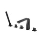 Flusso 260.2420 Five Hole Deck Mounted Roman Tub Faucet With Hand Shower