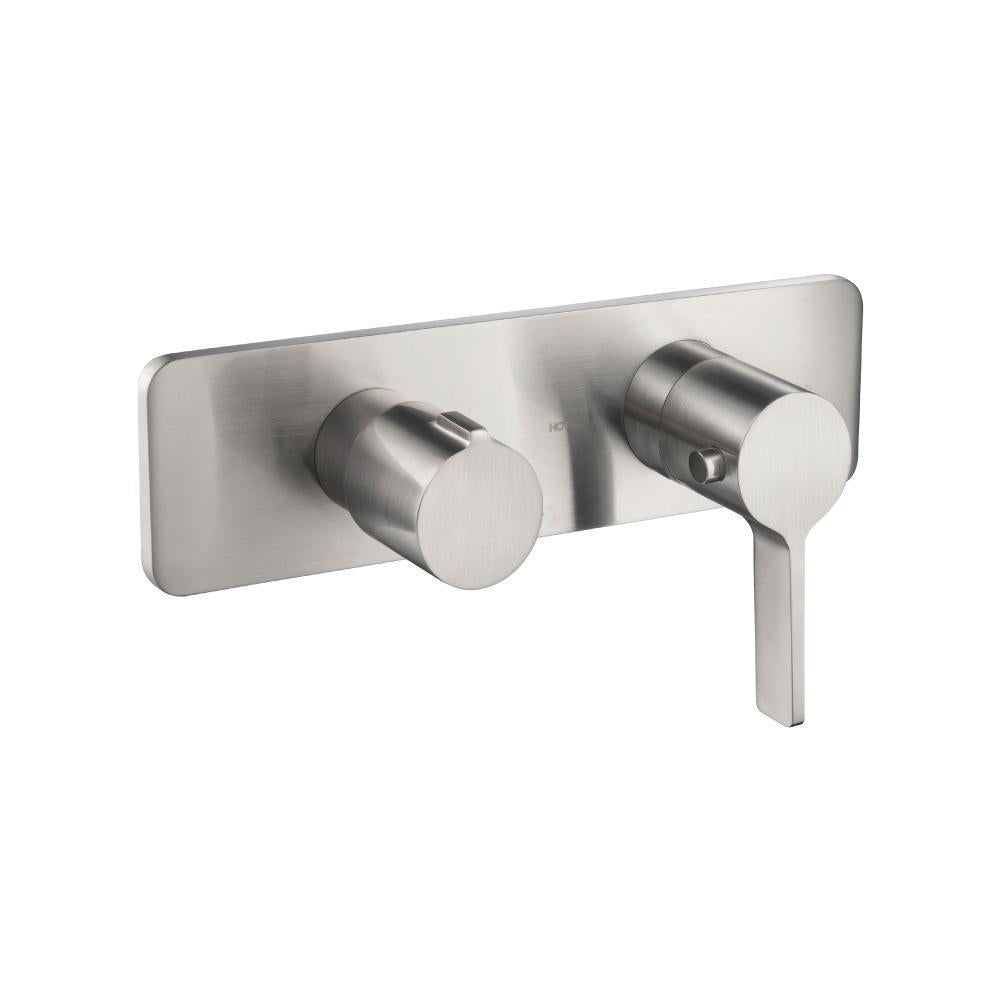 Flusso 260.2717 3/4" Horizontal Thermostatic Shower Valve & Trim - 2 Output