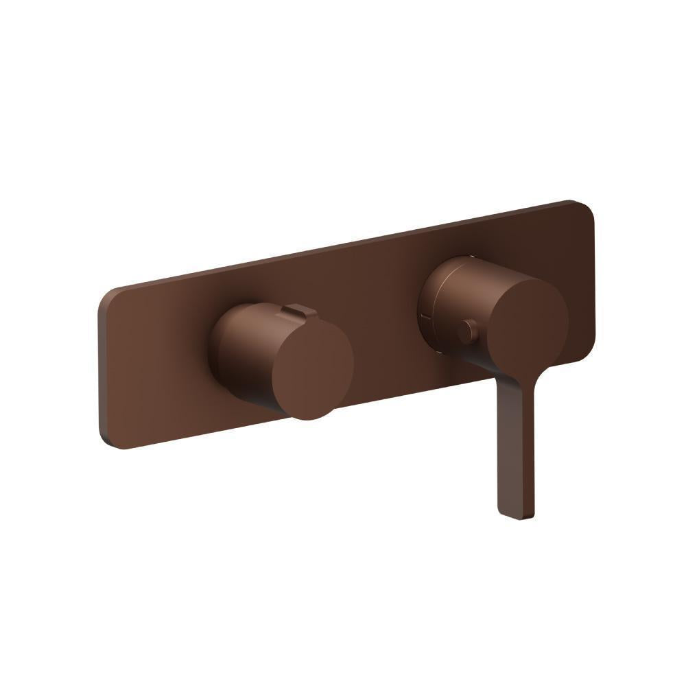 Flusso 260.2693 3/4" Horizontal Thermostatic Shower Valve % Trim - 1 Ouptut