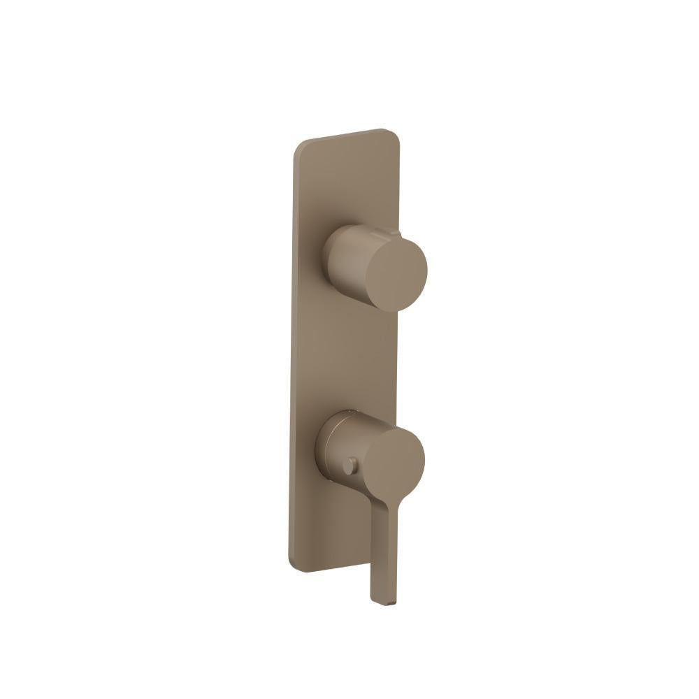 Flusso 260.2720 3/4" Horizontal Thermostatic Shower Valve & Trim - 1- Output