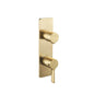 Flusso 260.2740 3/4" Thermostatic Shower Valve & Trim - 2-Output