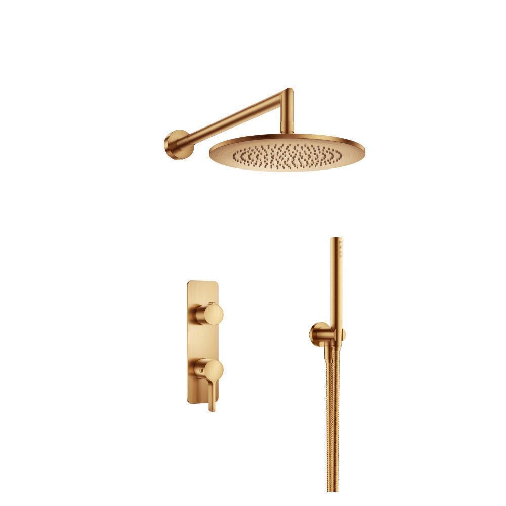 Flusso 260.7250 Two Output Shower Set With Shower Head And Hand Held