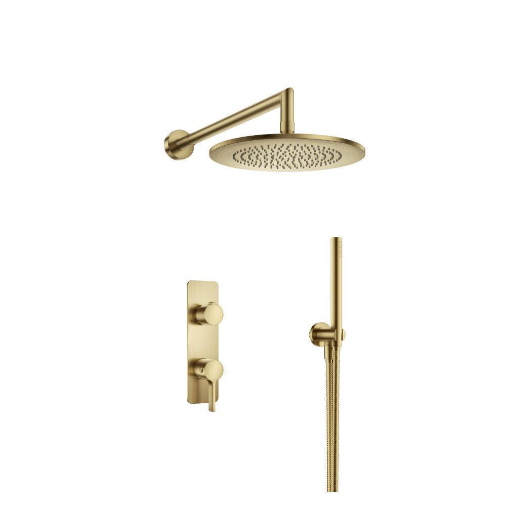 Flusso 260.7250 Two Output Shower Set With Shower Head And Hand Held