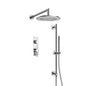Flusso 260.7350 Two Output Shower Set With Shower Head, Hand Held And Slide Bar