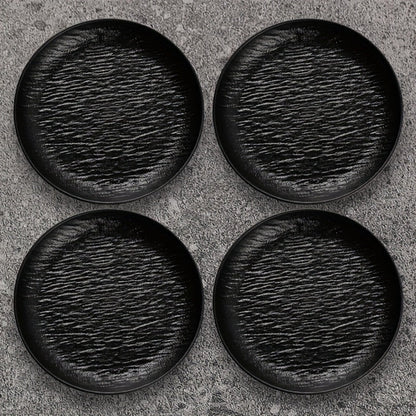 Elegant 4Piece Rock Plate BoneSpitting Dish Set