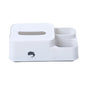 Desktop storage tissue box