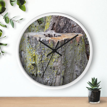 Tree Stump Wall clock