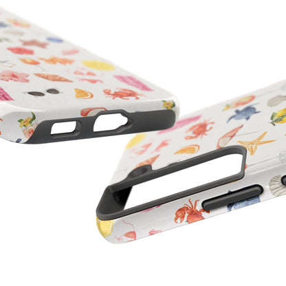 Customizable: Tropical Summer Phone Case, Vivid Coastal Design, Perfect Gift for Beach Lovers, Vacation Memories, Durable Tough Cases