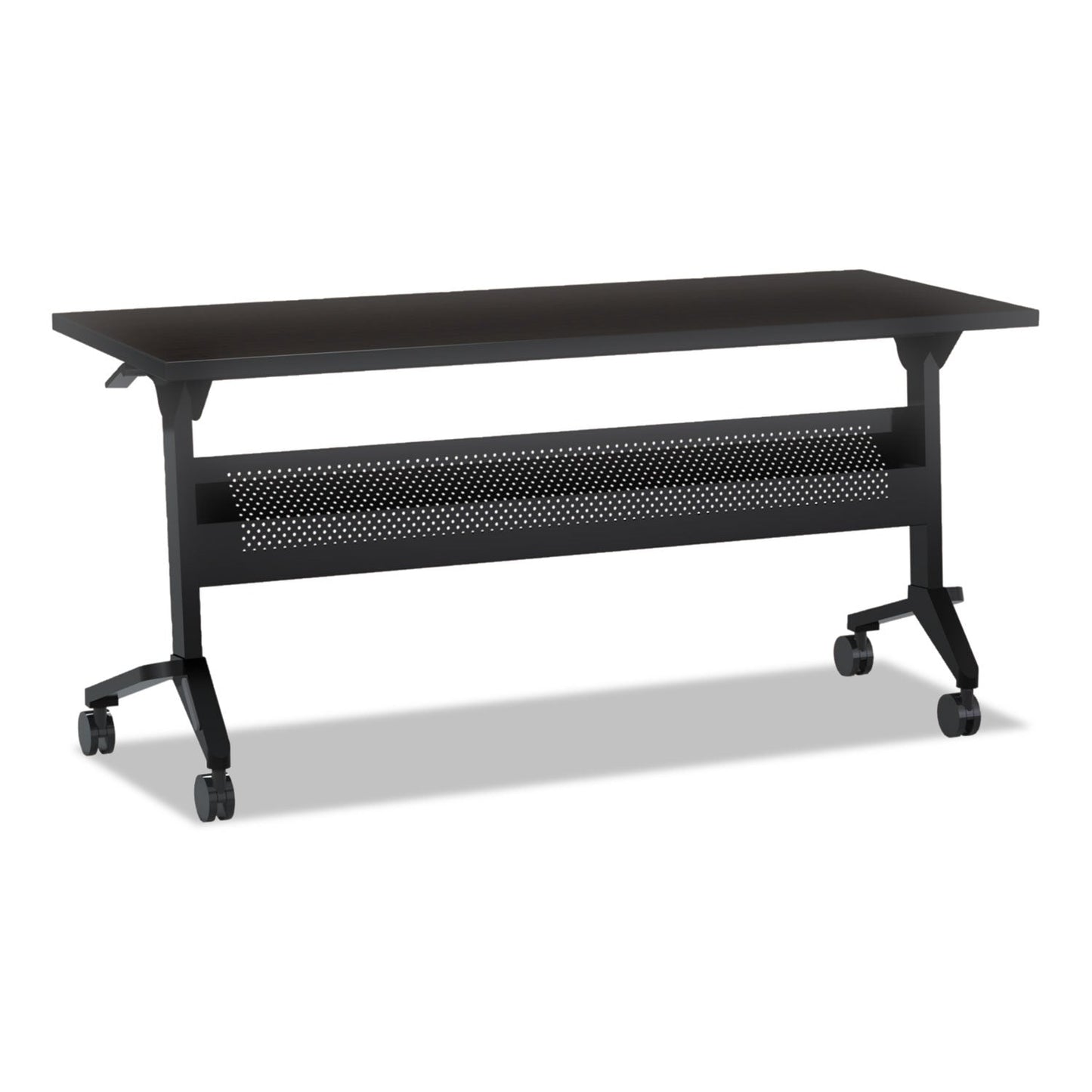 Safco Flip-n-Go Table Top, Rectangular, 48w x 24d, Mocha
