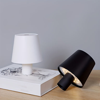 Sleek USB Rechargeable LED Bottle Lamp with Touch Control