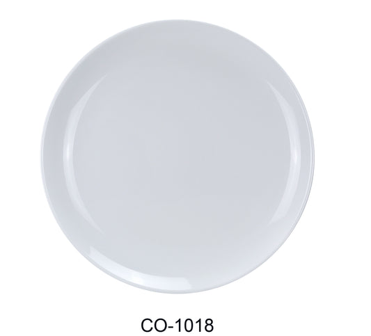 Yanco CO-1018 Coupe Pattern Round Plate | Kitchen + Metal