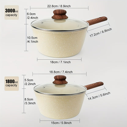 AllInOne NonStick Aluminum Cookware Set for All Stovetops
