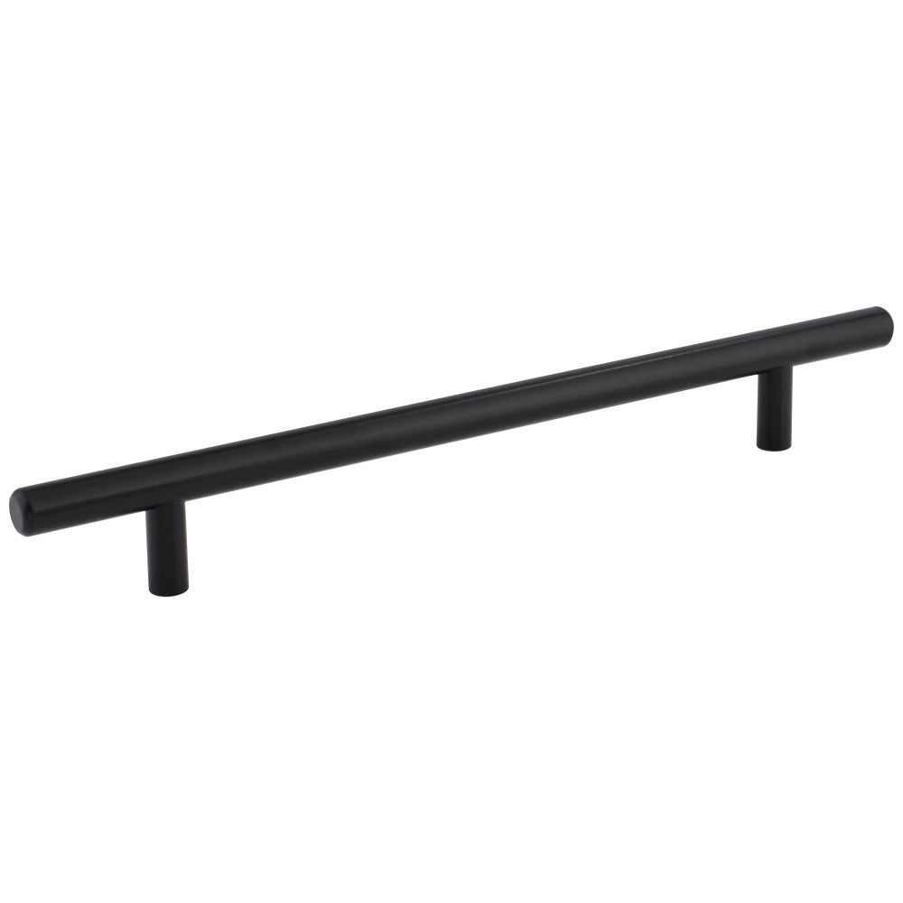96 mm Center-to-Center Hollow Matte Black Stainless Steel Naples Cabinet Bar Pull