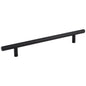 96 mm Center-to-Center Hollow Matte Black Stainless Steel Naples Cabinet Bar Pull