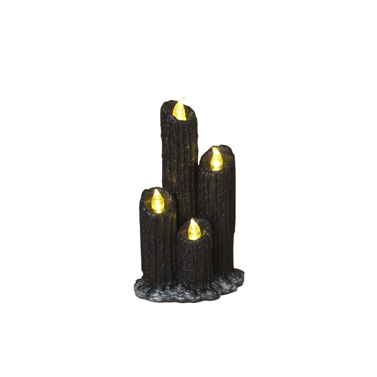 9" Lighted Resin Halloween Candles