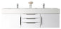 Columbia 59" Double Wall Mount Vanity Cabinet