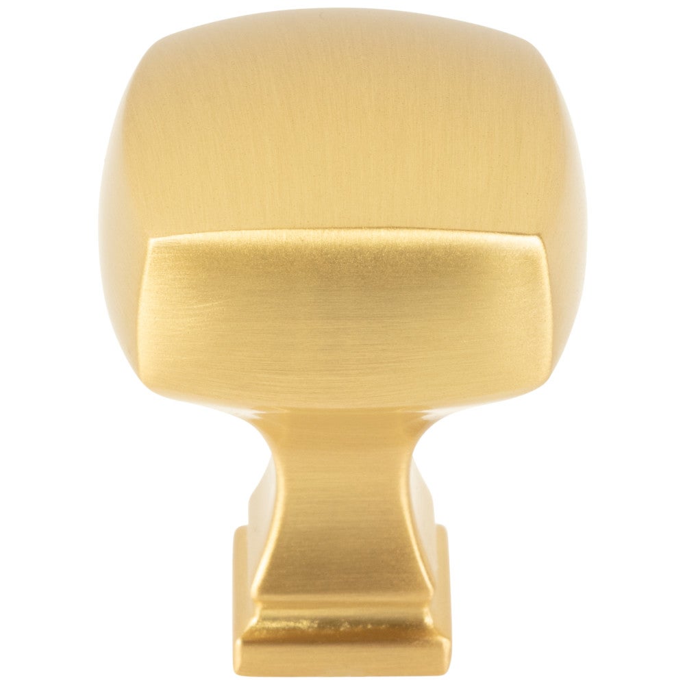 1-1/8" Overall Length Satin Nickel Square Audrey Cabinet Knob