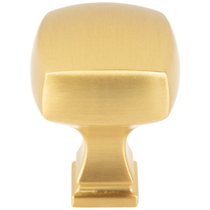 1-1/8" Overall Length Satin Nickel Square Audrey Cabinet Knob