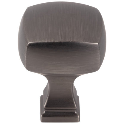 1-1/8" Overall Length Satin Nickel Square Audrey Cabinet Knob