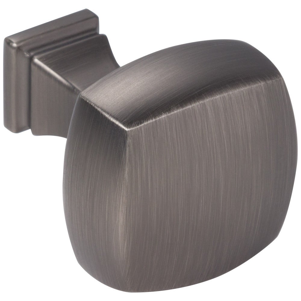 1-1/8" Overall Length Satin Nickel Square Audrey Cabinet Knob