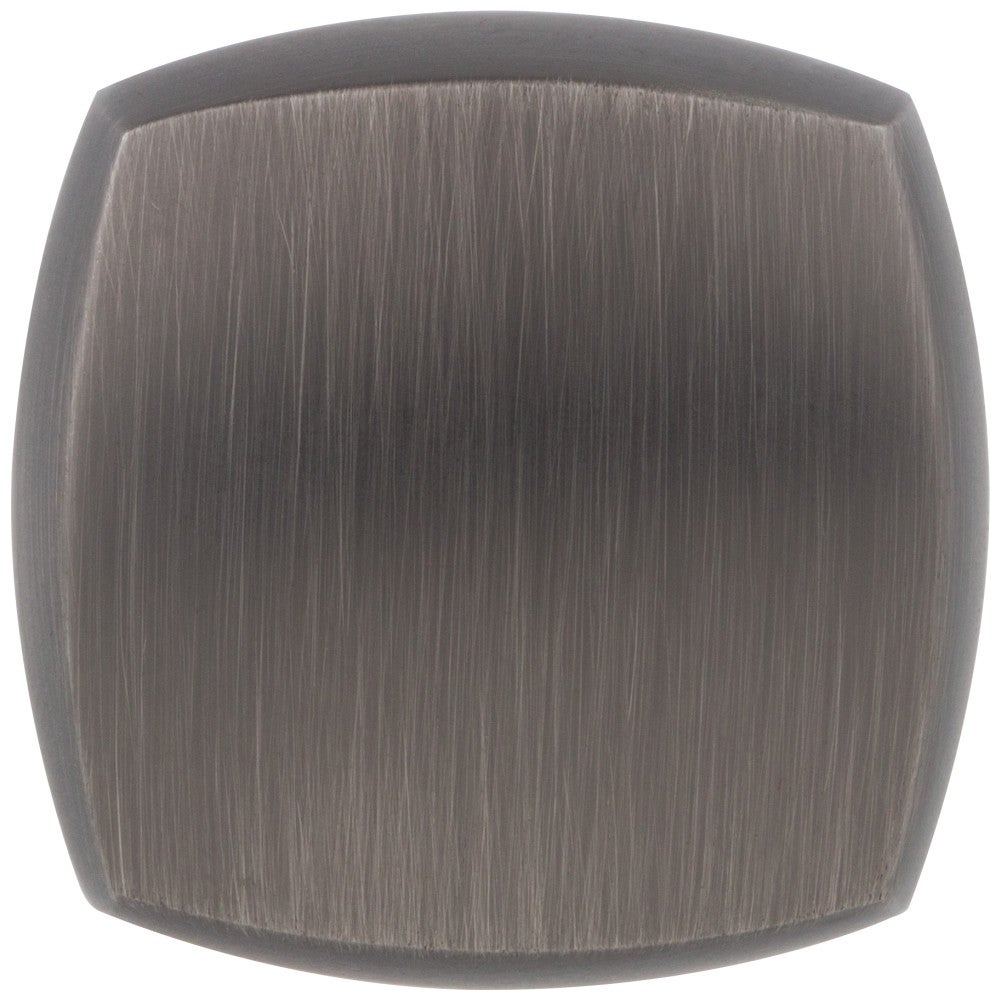 1-1/8" Overall Length Satin Nickel Square Audrey Cabinet Knob