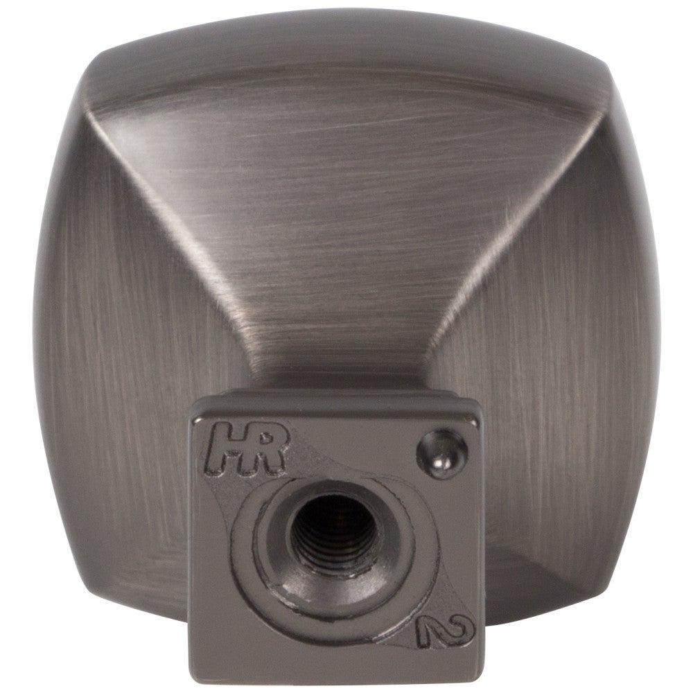 1-1/8" Overall Length Satin Nickel Square Audrey Cabinet Knob