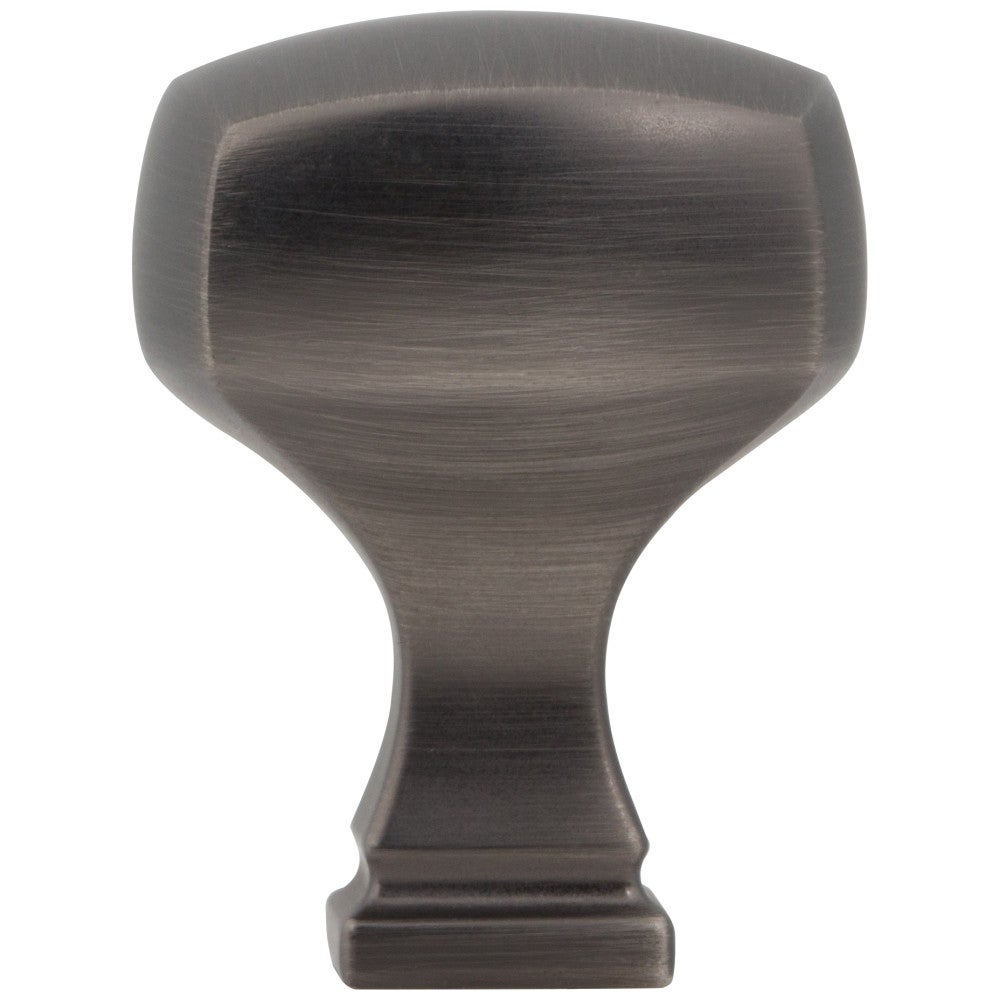 1-1/8" Overall Length Satin Nickel Square Audrey Cabinet Knob