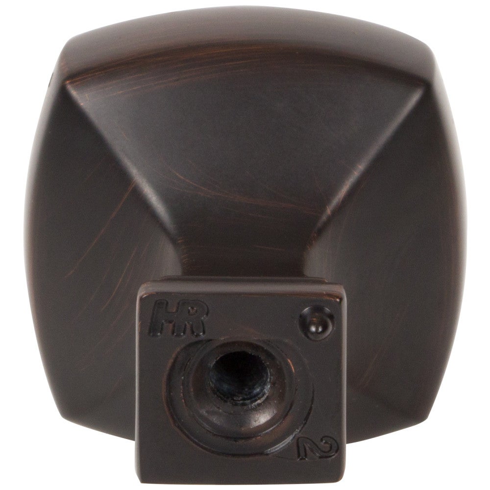 1-1/8" Overall Length Satin Nickel Square Audrey Cabinet Knob