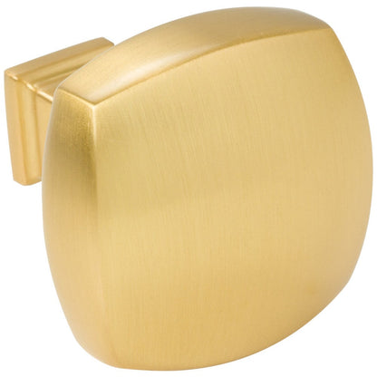 1-1/8" Overall Length Satin Nickel Square Audrey Cabinet Knob