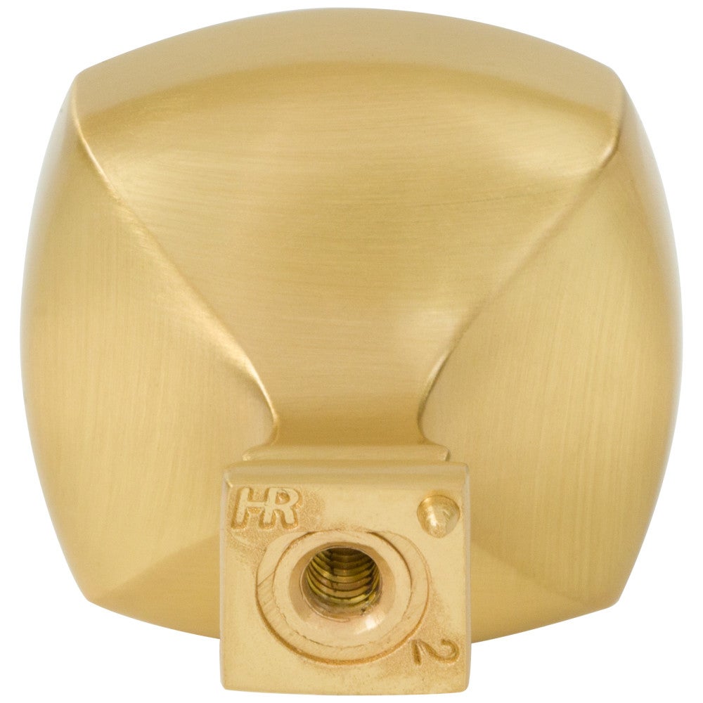 1-1/8" Overall Length Satin Nickel Square Audrey Cabinet Knob