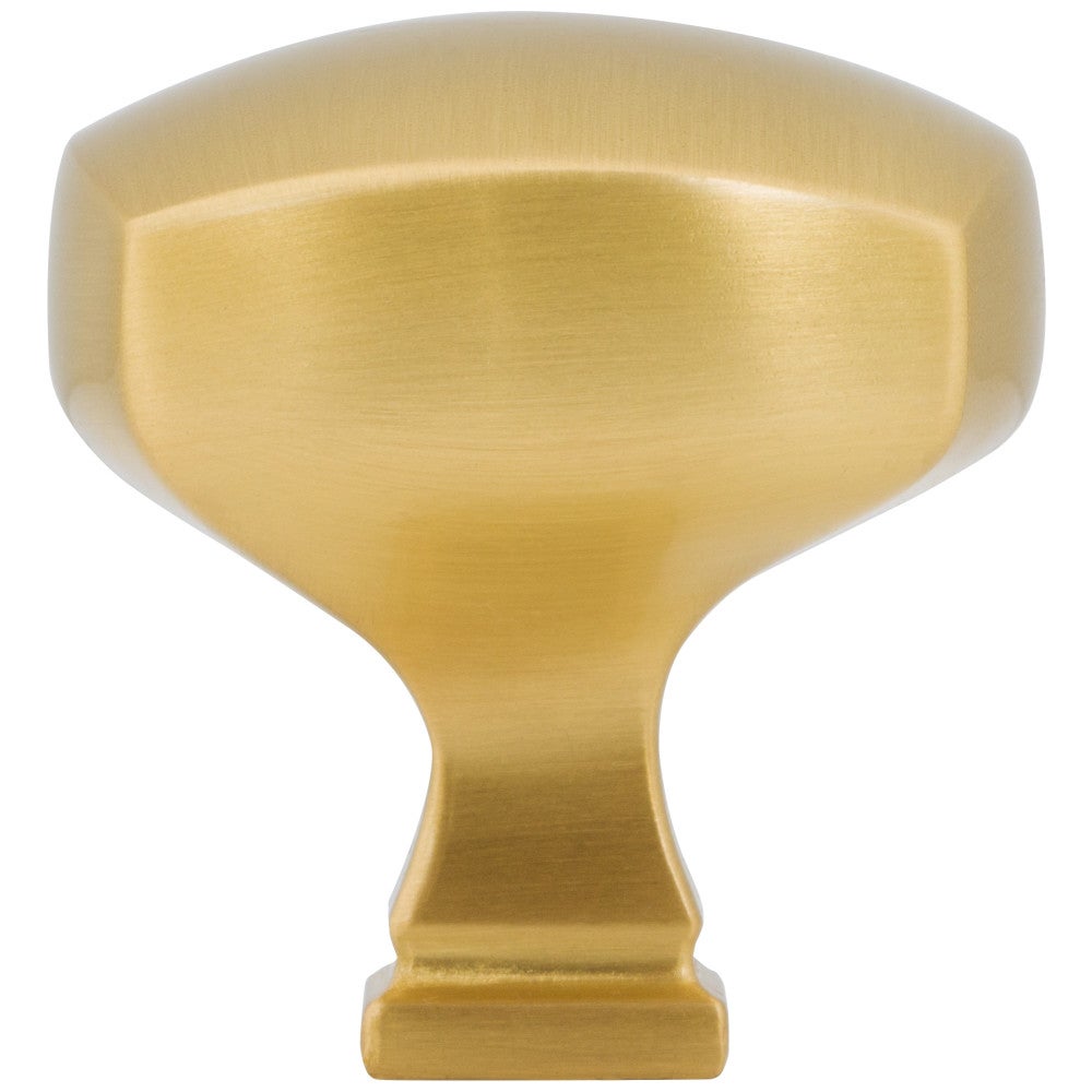 1-1/8" Overall Length Satin Nickel Square Audrey Cabinet Knob