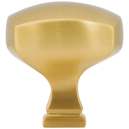 1-1/8" Overall Length Satin Nickel Square Audrey Cabinet Knob