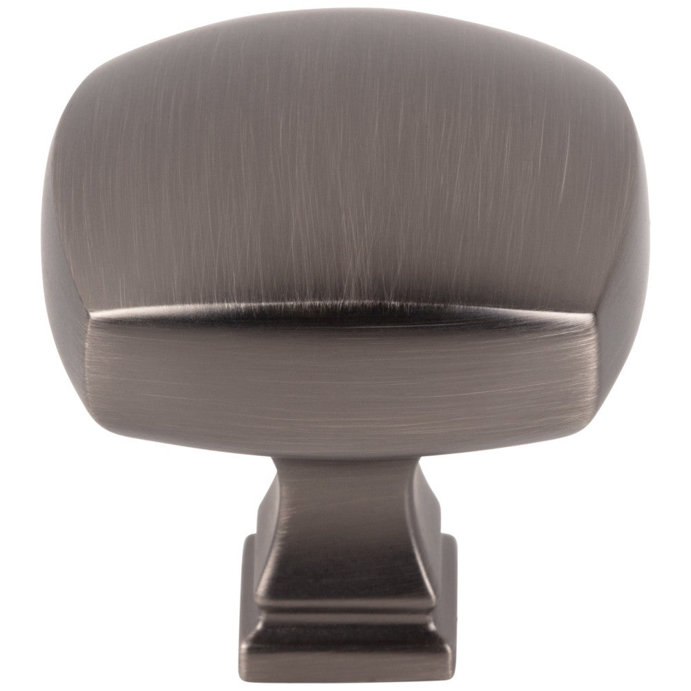 1-1/8" Overall Length Satin Nickel Square Audrey Cabinet Knob