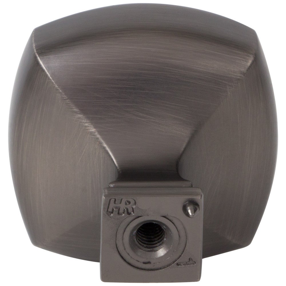 1-1/8" Overall Length Satin Nickel Square Audrey Cabinet Knob