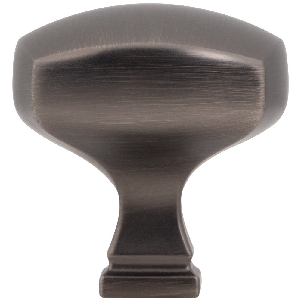 1-1/8" Overall Length Satin Nickel Square Audrey Cabinet Knob