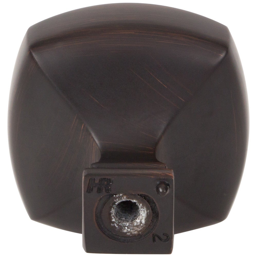 1-1/8" Overall Length Satin Nickel Square Audrey Cabinet Knob