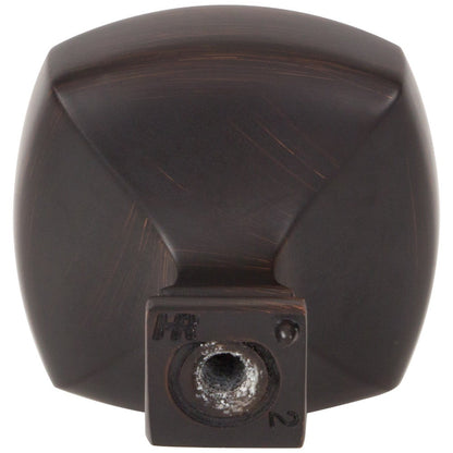 1-1/8" Overall Length Satin Nickel Square Audrey Cabinet Knob