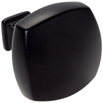 1-1/8" Overall Length Satin Nickel Square Audrey Cabinet Knob