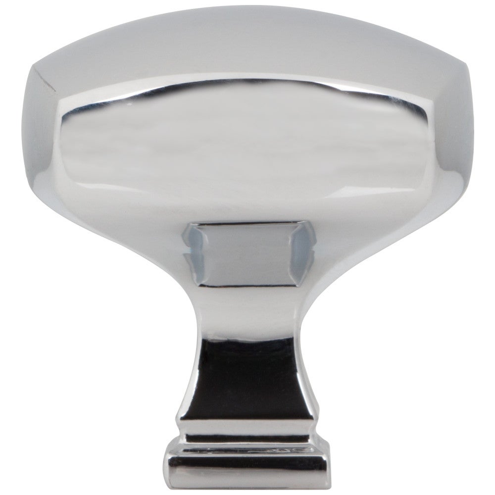 1-1/8" Overall Length Satin Nickel Square Audrey Cabinet Knob