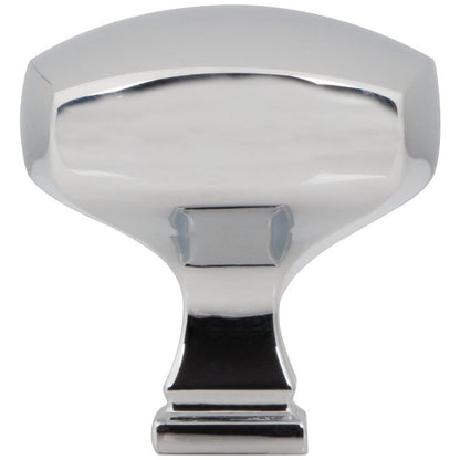1-1/8" Overall Length Satin Nickel Square Audrey Cabinet Knob