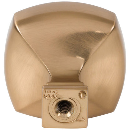1-1/8" Overall Length Satin Nickel Square Audrey Cabinet Knob
