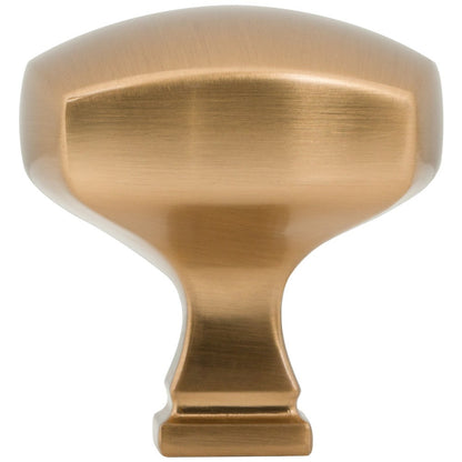 1-1/8" Overall Length Satin Nickel Square Audrey Cabinet Knob
