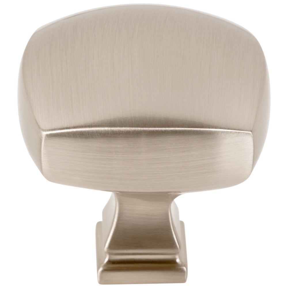 1-1/8" Overall Length Satin Nickel Square Audrey Cabinet Knob