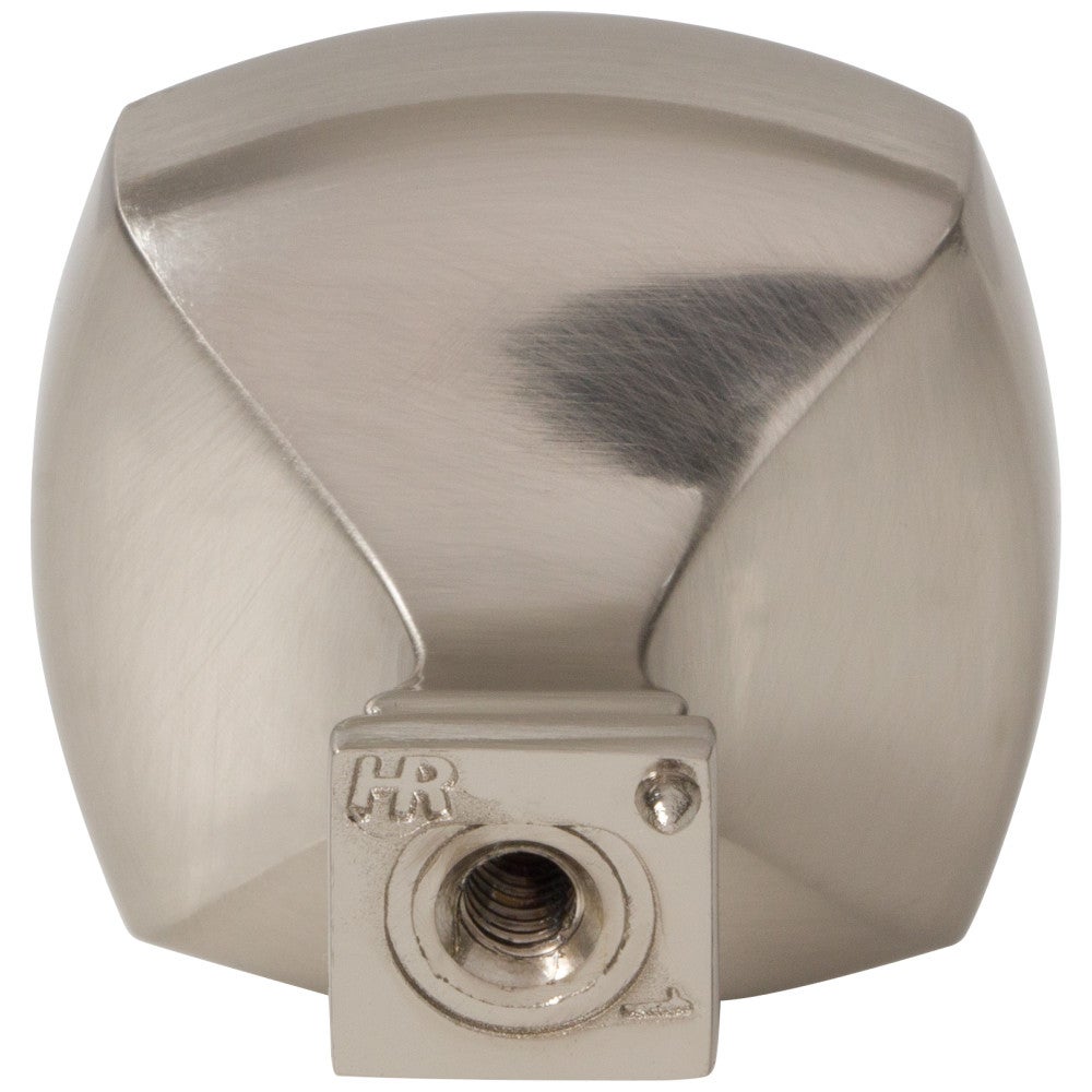 1-1/8" Overall Length Satin Nickel Square Audrey Cabinet Knob