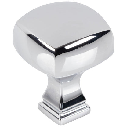 1-1/8" Overall Length Satin Nickel Square Audrey Cabinet Knob