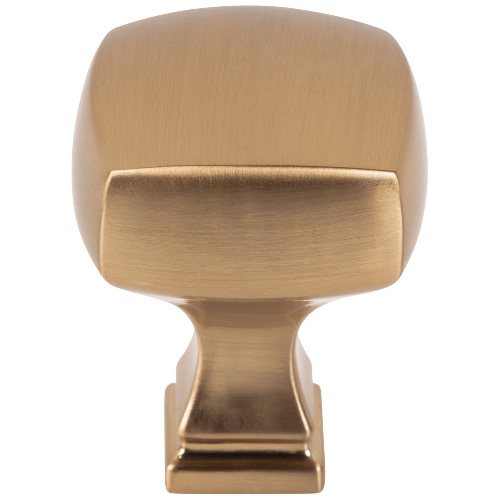 1-1/8" Overall Length Satin Nickel Square Audrey Cabinet Knob