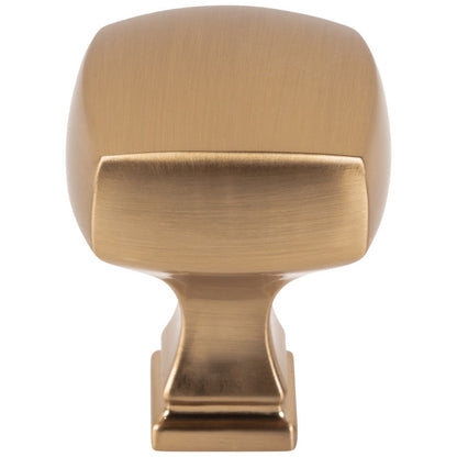 1-1/8" Overall Length Satin Nickel Square Audrey Cabinet Knob