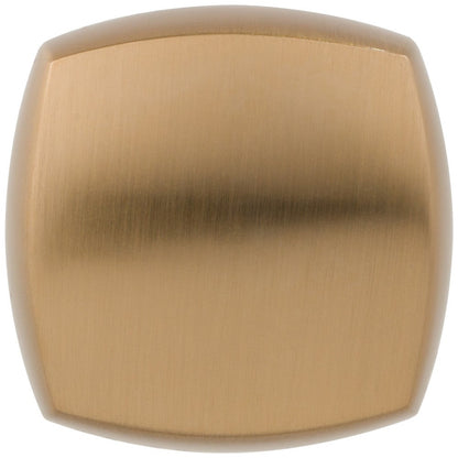 1-1/8" Overall Length Satin Nickel Square Audrey Cabinet Knob