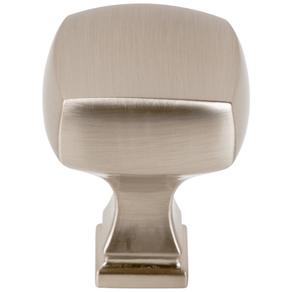 1-1/8" Overall Length Satin Nickel Square Audrey Cabinet Knob